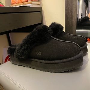 Ugg Platform Tasman Slippers Black
